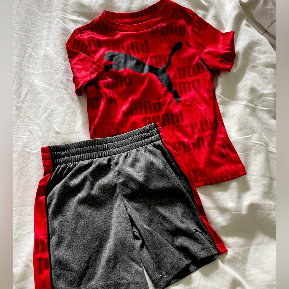 Puma shirt and short set 2T